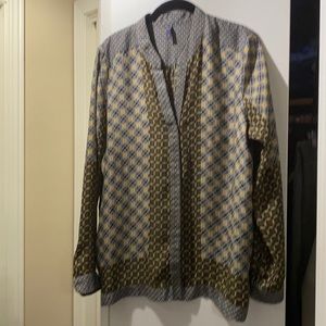 Nydj xl button down blouse